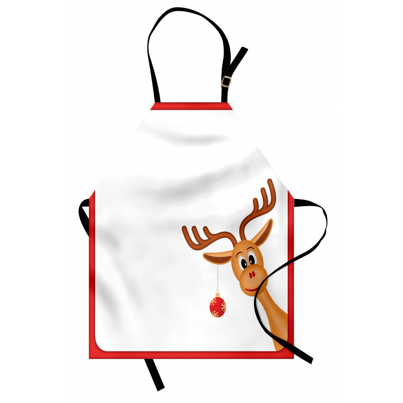 Reindeer Xmas Theme Apron