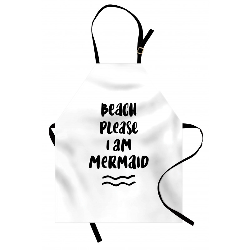 Beach Please Phrase Apron