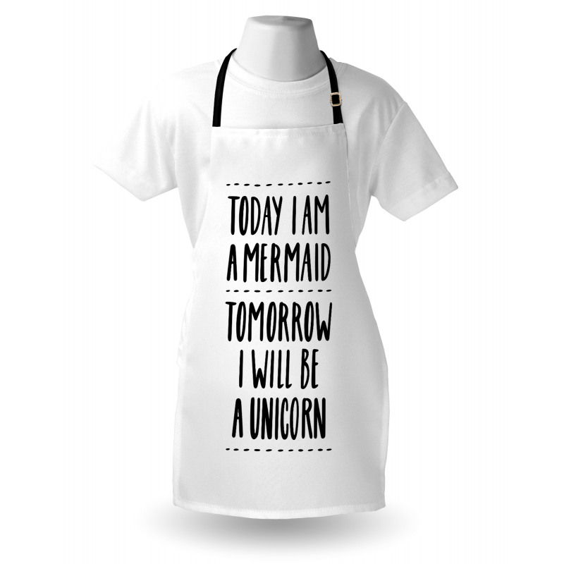 Optimism Slogan Apron