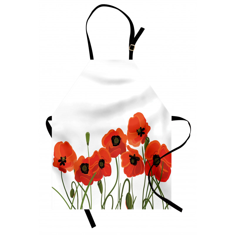 Vibrant Blossoms Bouquet Apron