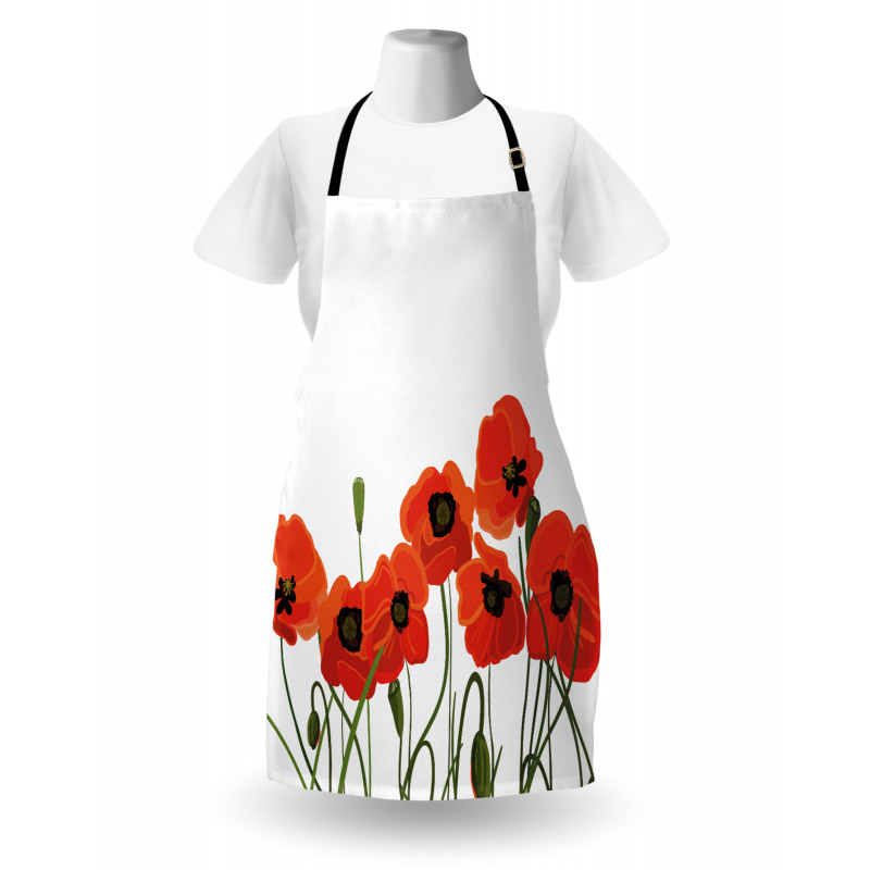 Vibrant Blossoms Bouquet Apron