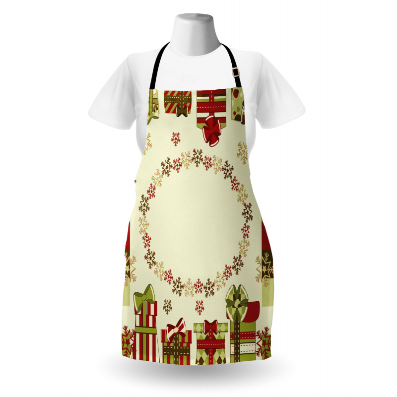 Star Shaped Snowflakes Apron