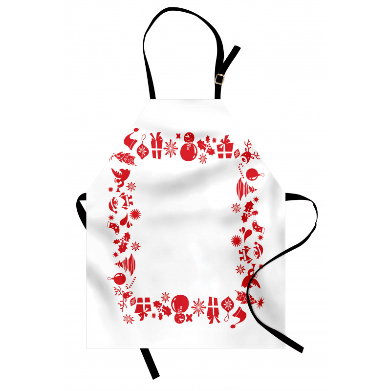 Santa Trees Baubles Apron