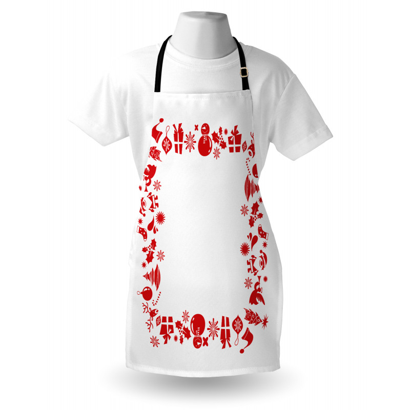 Santa Trees Baubles Apron