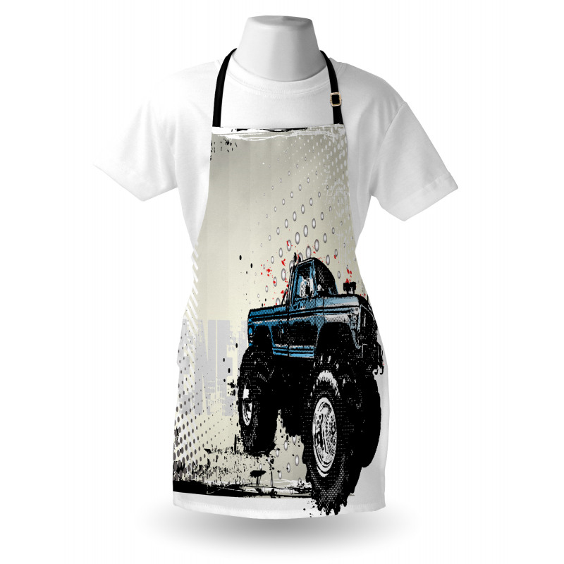 Halftone Monster Pickup Apron