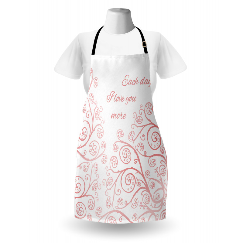 Swirls Love in Spring Apron