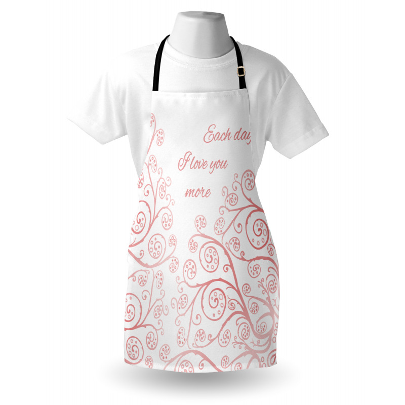 Swirls Love in Spring Apron