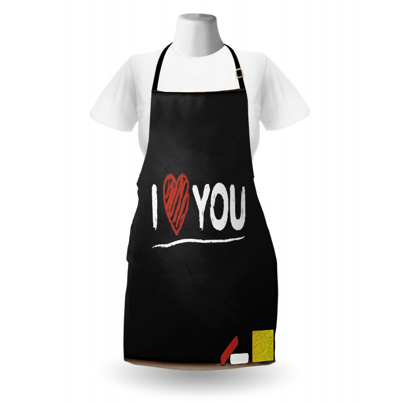 Cartoon Blackboard Apron