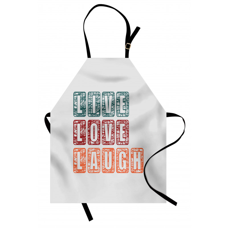 Happy Slogan Apron