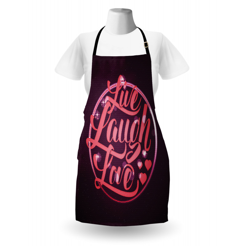 Bokeh Hearts Apron