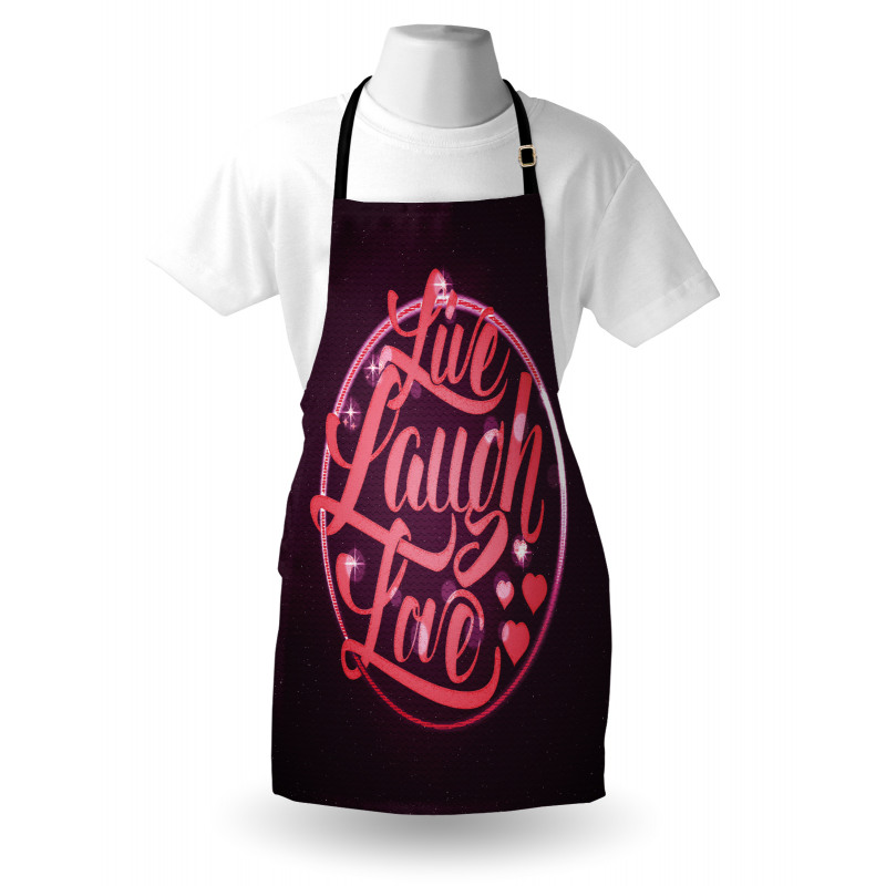 Bokeh Hearts Apron