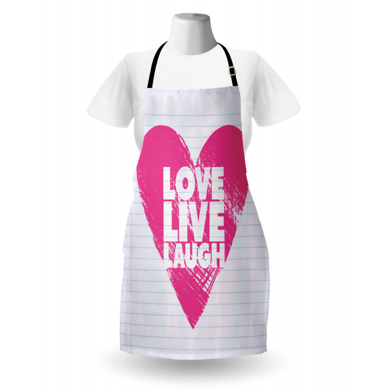 Notebook Words Apron