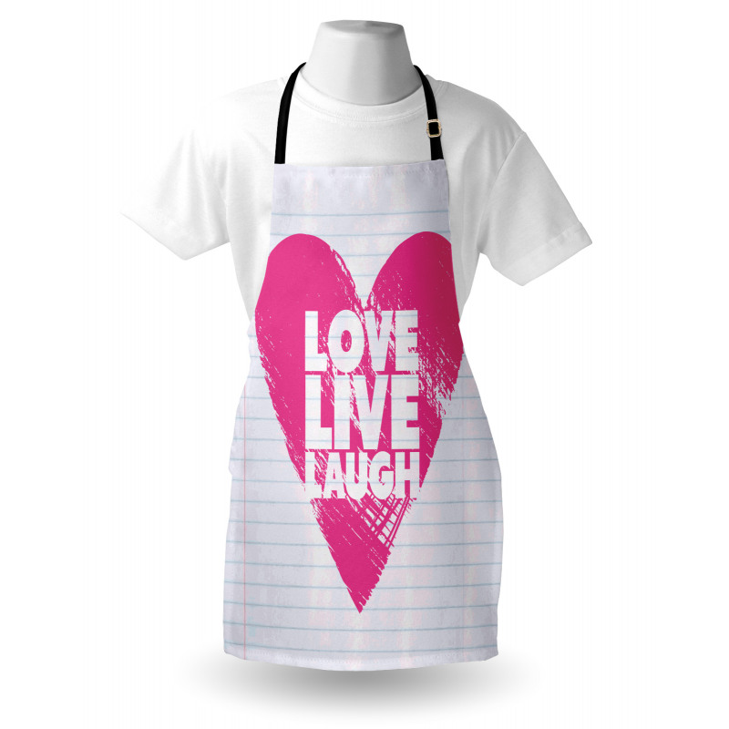 Notebook Words Apron