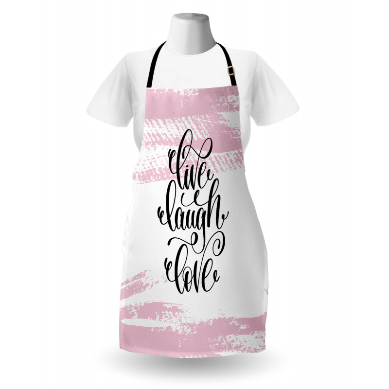 Abstract Pink Tone Apron