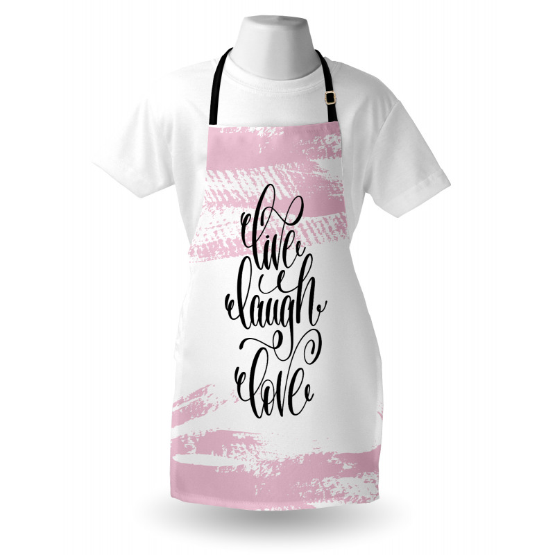 Abstract Pink Tone Apron