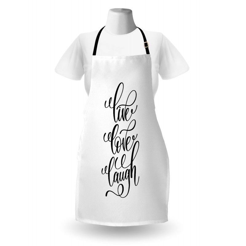 Live Love Composition Apron