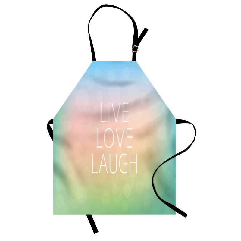 Bokeh Slogan Apron