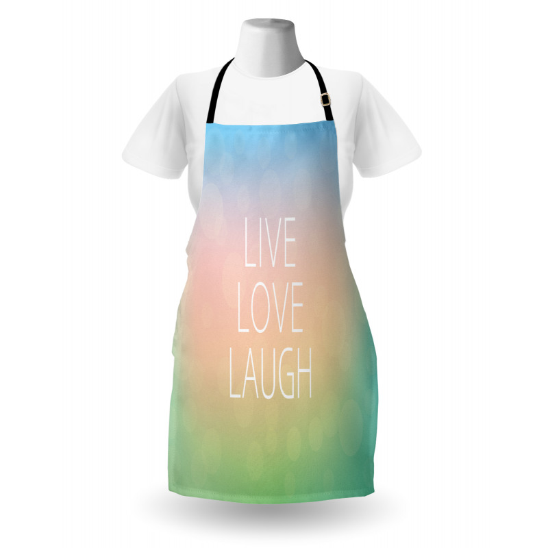 Bokeh Slogan Apron