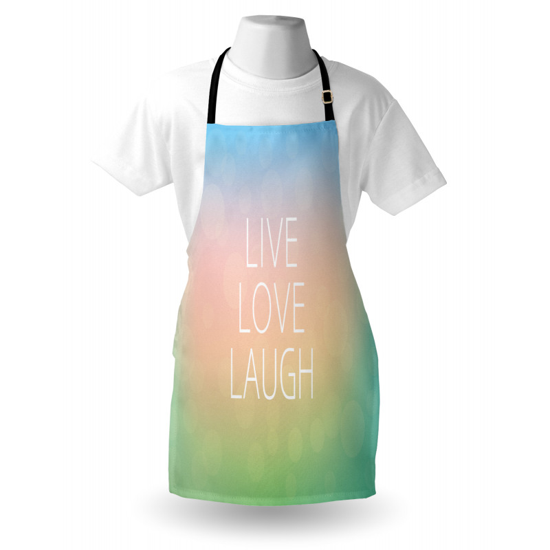 Bokeh Slogan Apron