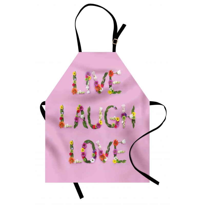 Floral Words Apron