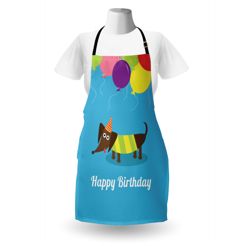 Dog and Balloons Apron