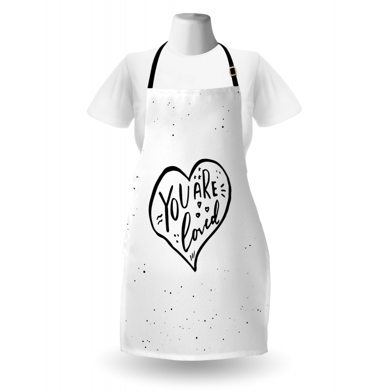 You Are Loved Heart Apron