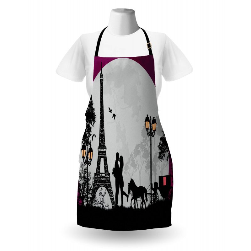 Couple with Full Moon Apron