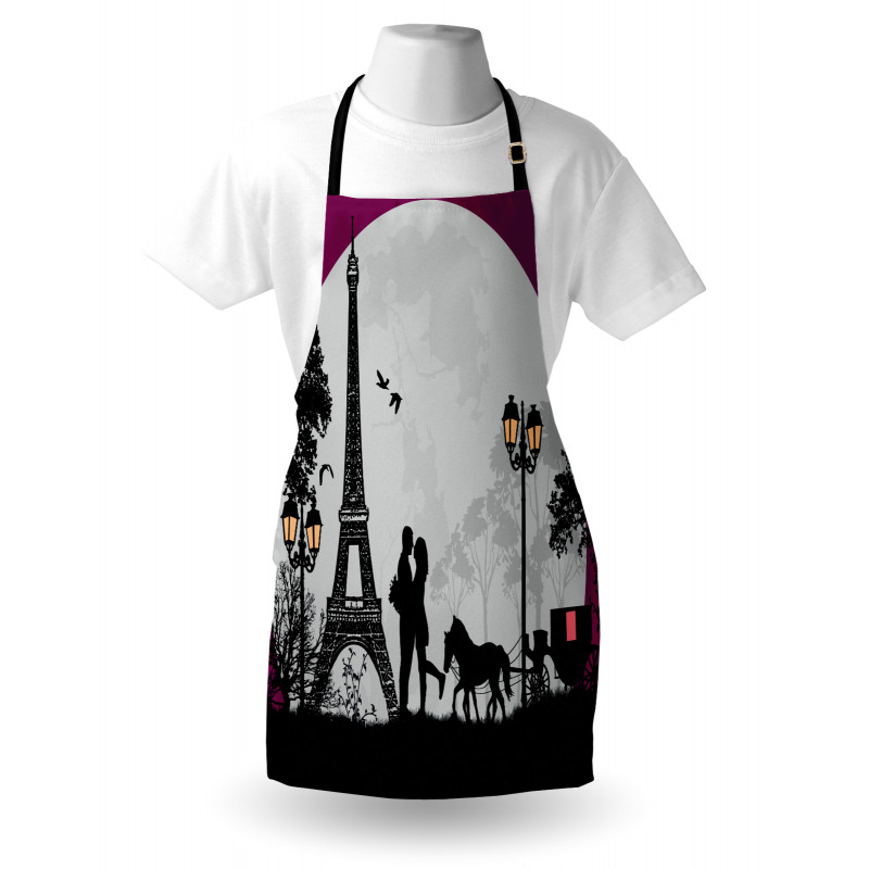 Couple with Full Moon Apron