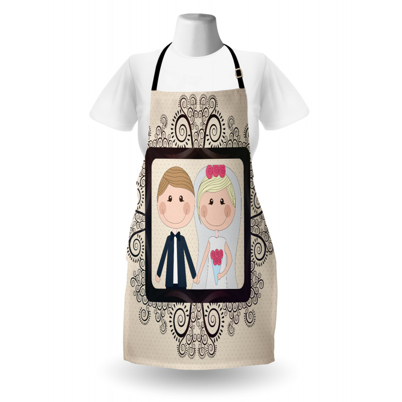 Wedding Bride Groom Apron