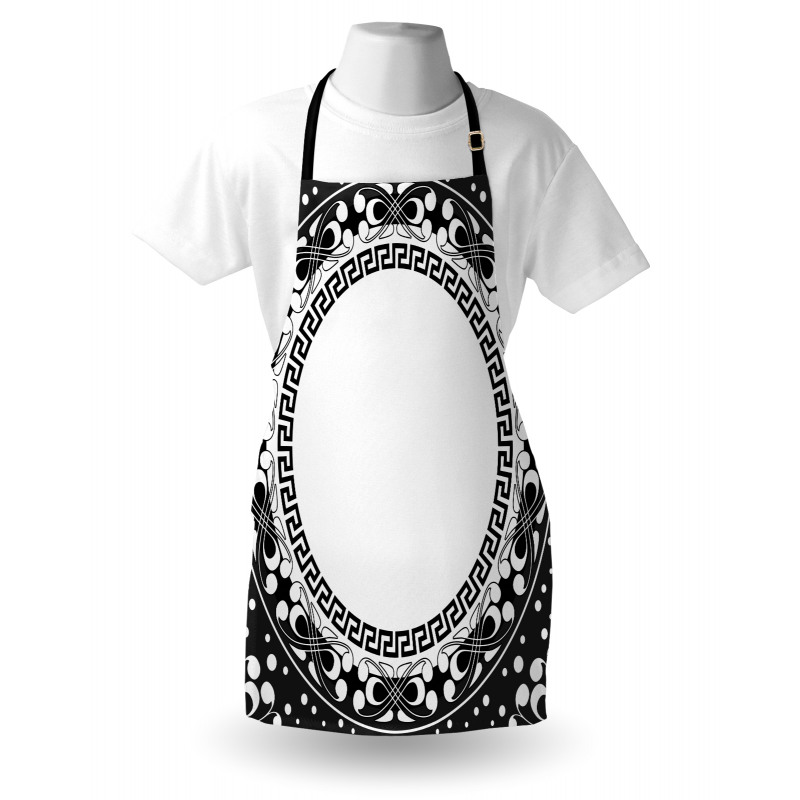 Spirals Swirls Circle Apron