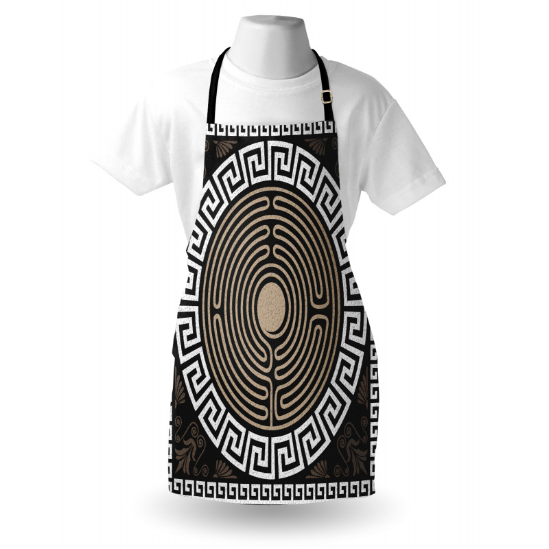 Grecian Fret and Wave Apron