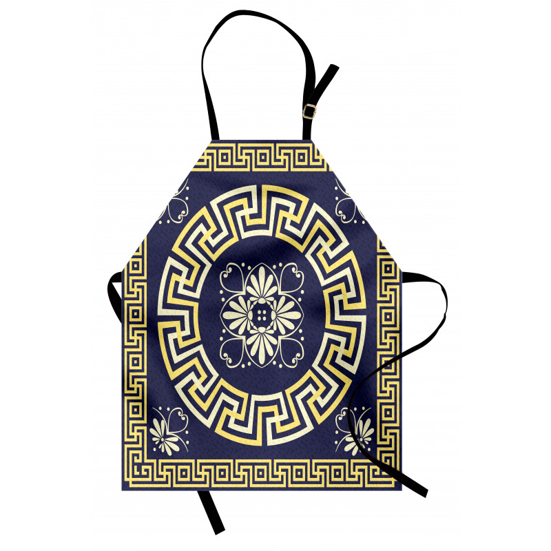 Retro Spring Meander Apron