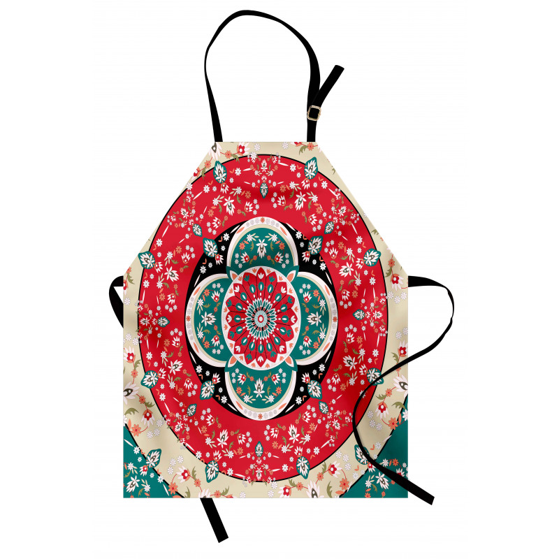 Circles Blooms Apron