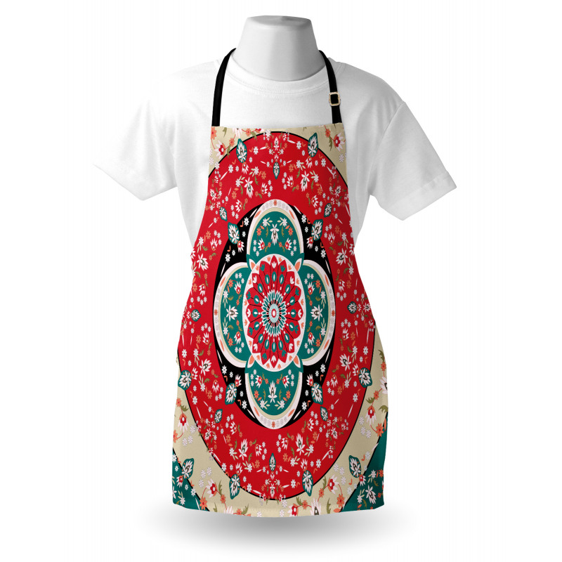 Circles Blooms Apron