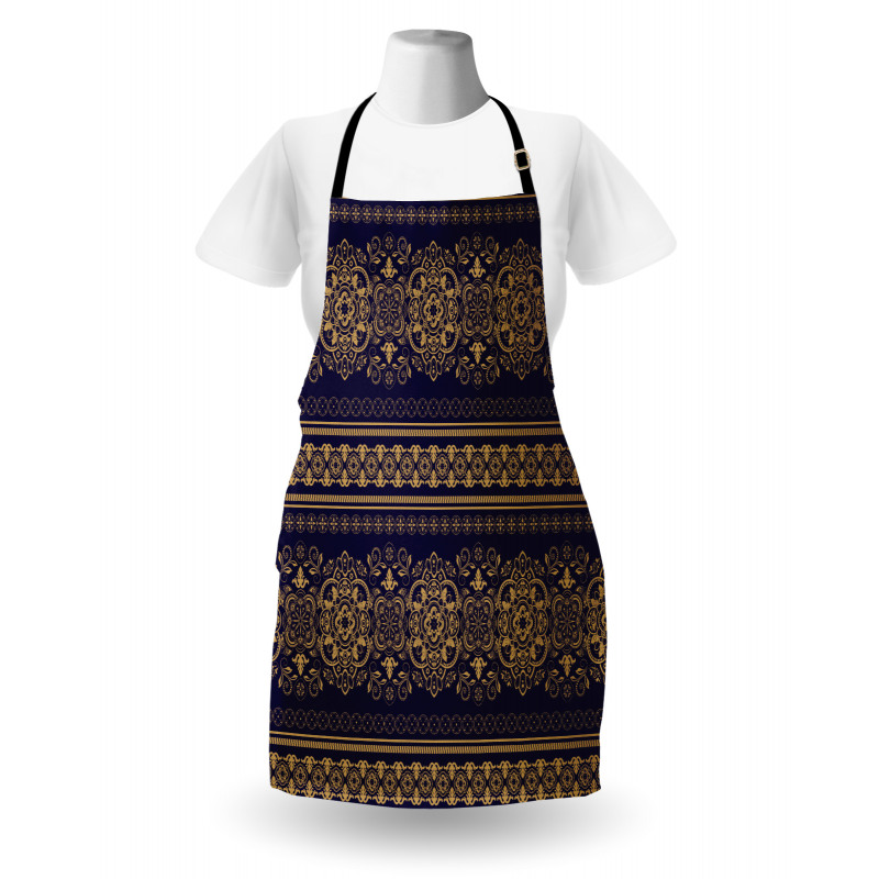 Damask Border Apron