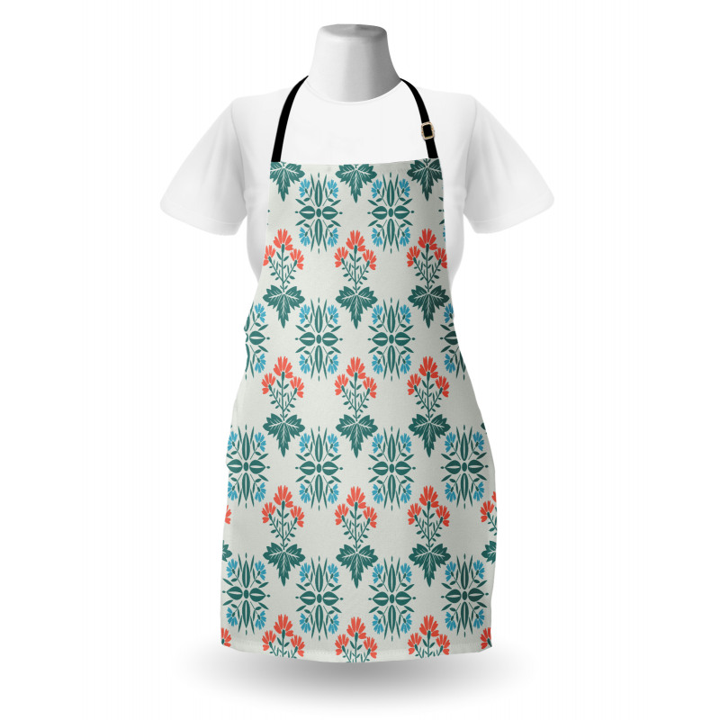 Abstract Spring Motifs Apron