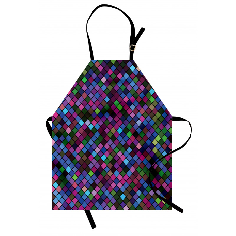 Mosaic Pixel Pattern Apron