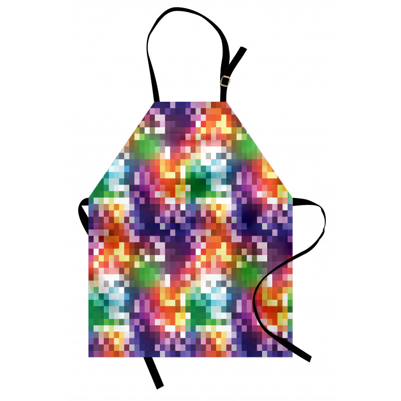 Rainbow Colored Square Apron