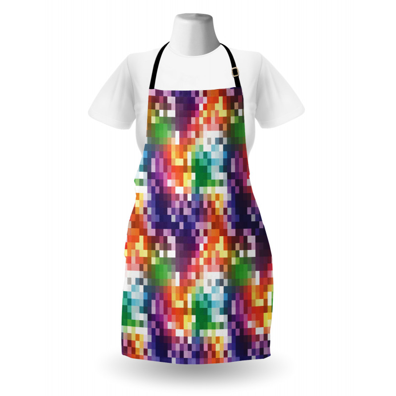 Rainbow Colored Square Apron