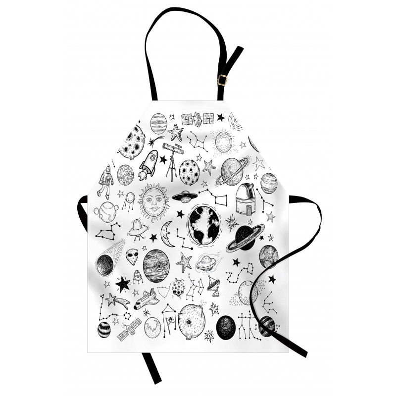 Planets Asteroids Cosmos Apron