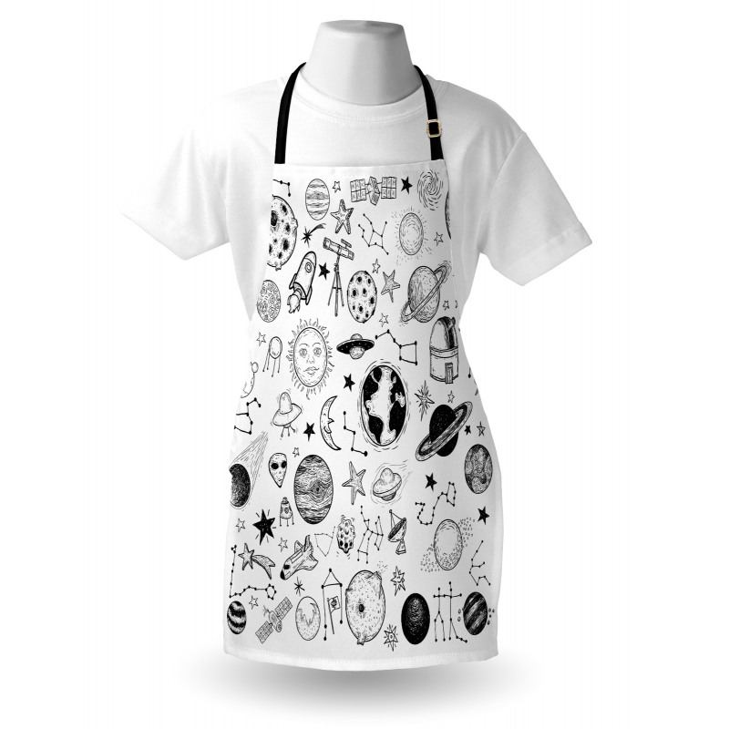 Planets Asteroids Cosmos Apron