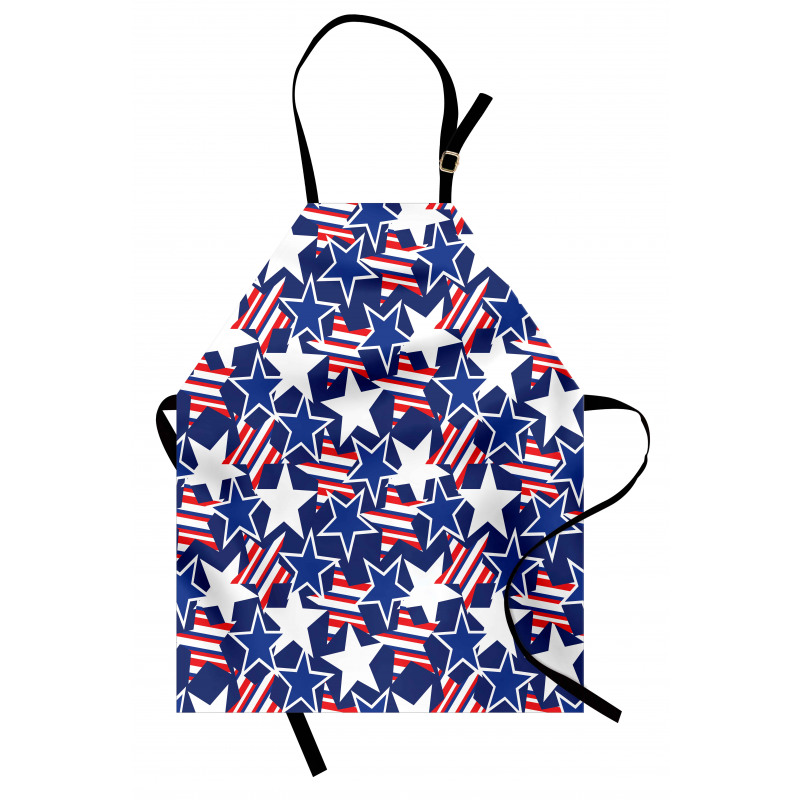 Patriotic American Star Apron