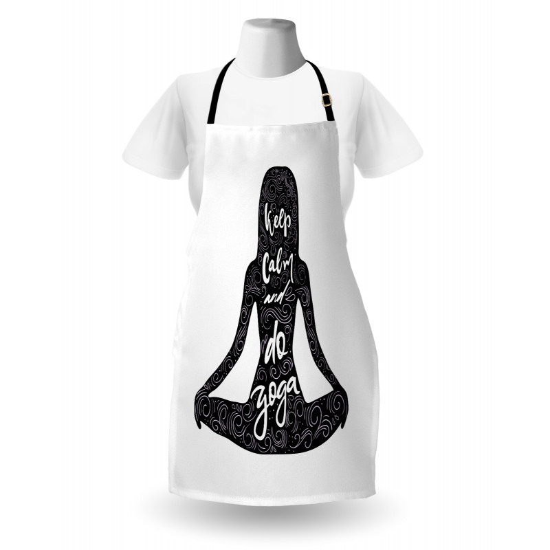 Do Yoga Words Girl Apron