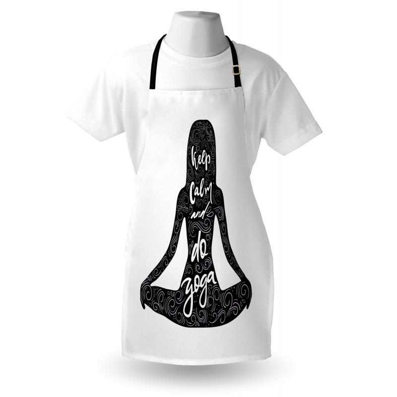 Do Yoga Words Girl Apron