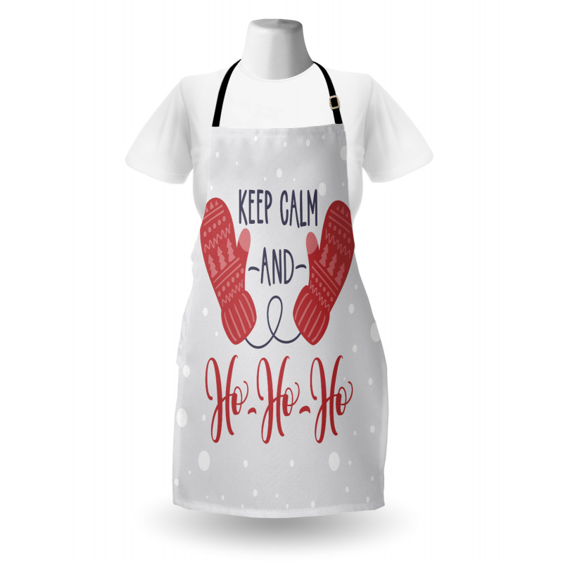 Xmas Fun Words Santa Apron