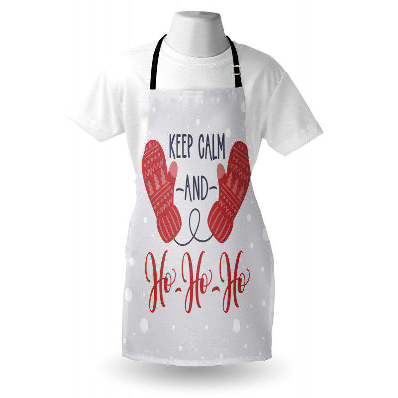 Xmas Fun Words Santa Apron