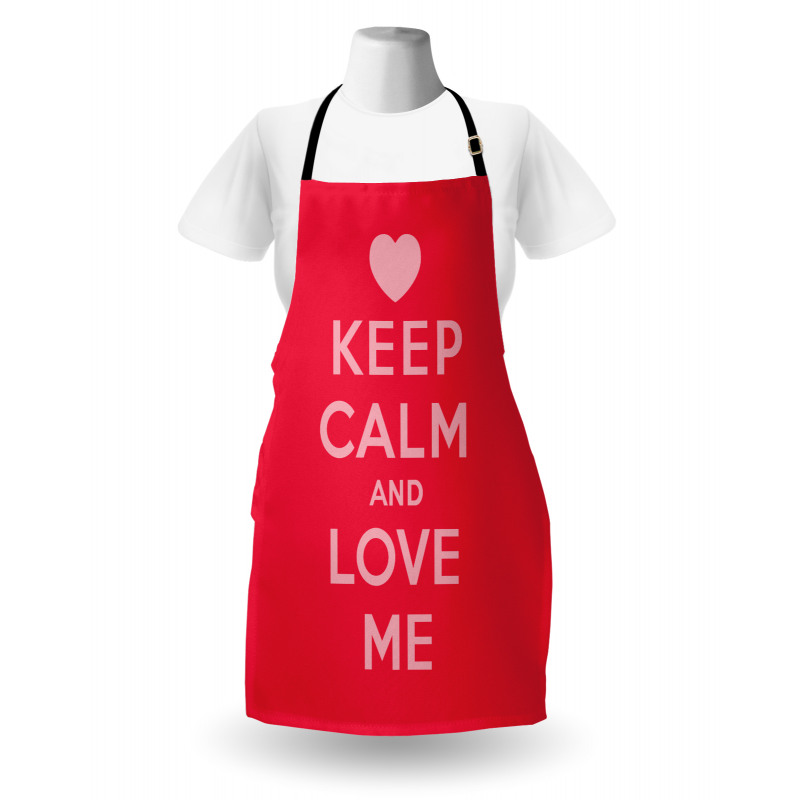 Love Me Romantic Text Apron