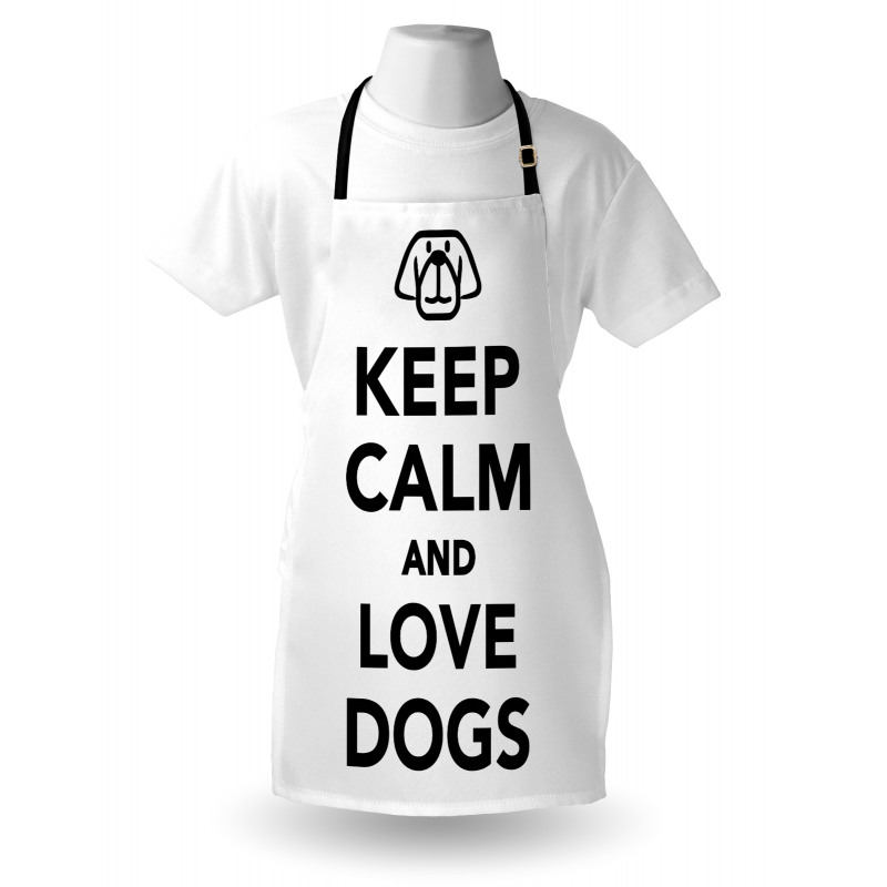 Words for Dog Lovers Apron