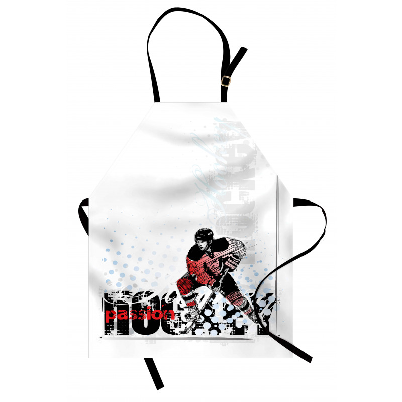 Goalie Playing Artwork Apron