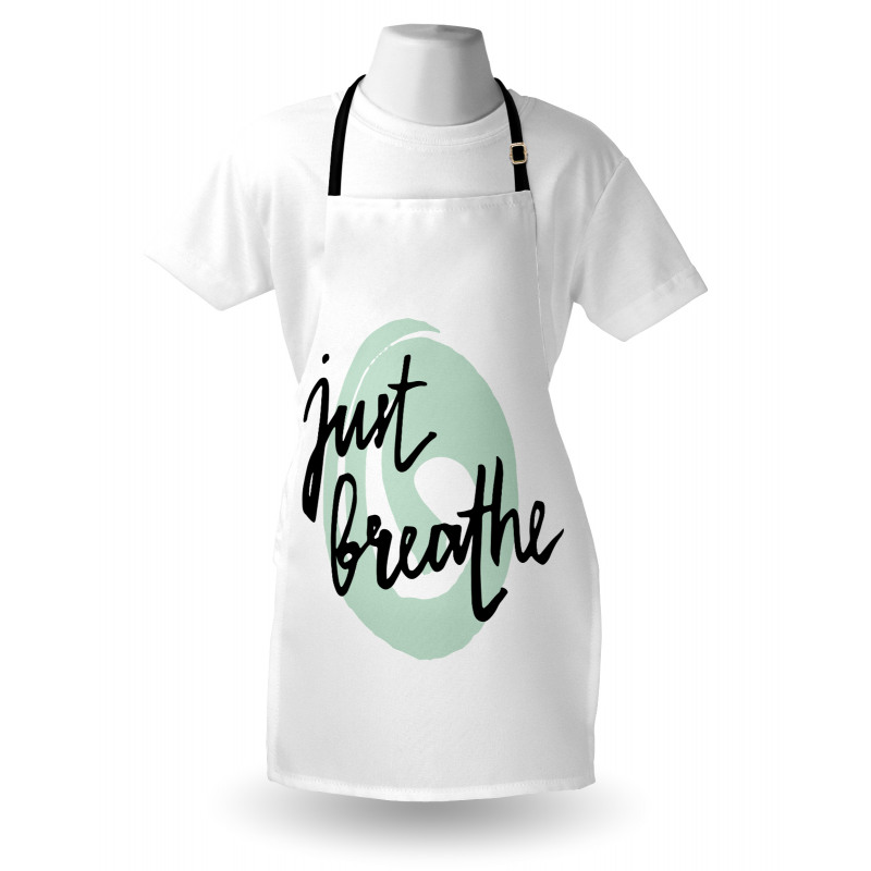 Modern Brush Words Apron